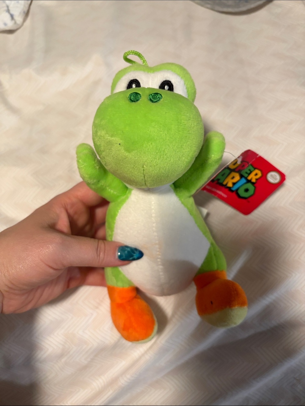 Nintendo Super Mario Yoshi Plush - Green, White & Orange